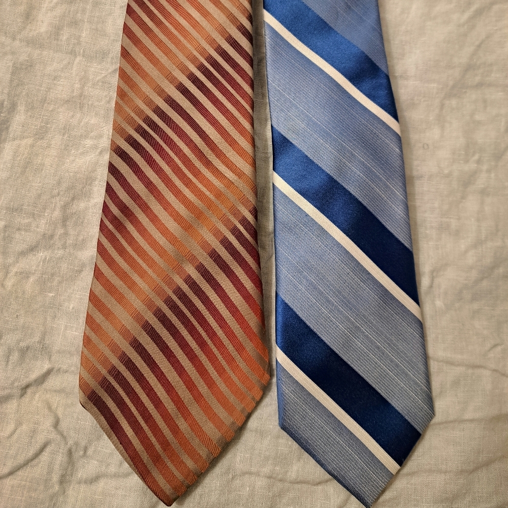 Pair of Club Room & Alfani Designer Tie 100% Silk